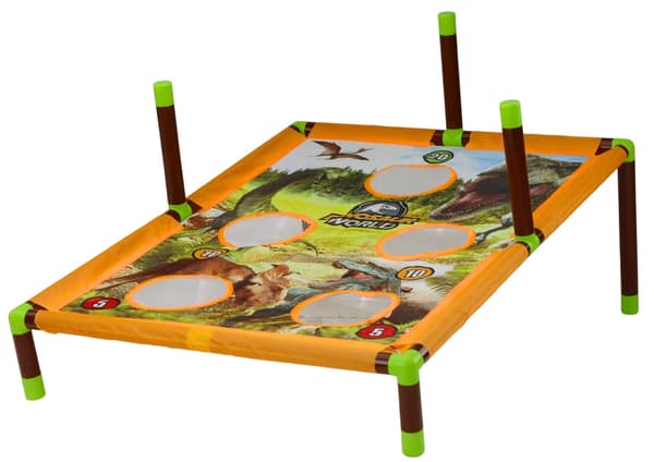 Arcade målspil 2-i-1 dinosaur, spilletaske med pointsystem 3+ år