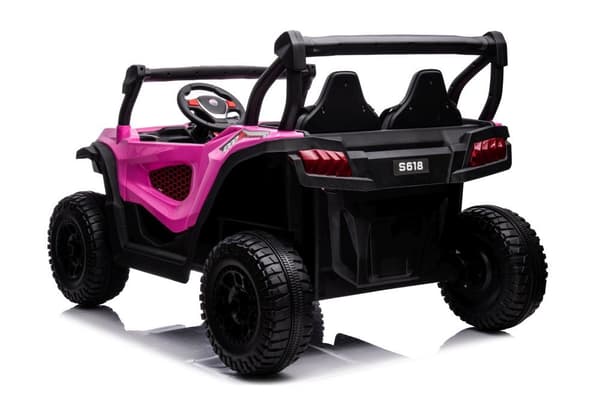 Lasten akkukäyttöinen auto S618 4x4 vaaleanpunainen