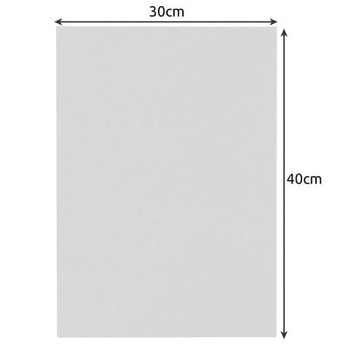 Målarduk på MDF 30x40 cm 8-pack primad vit bomull 180 g/m²