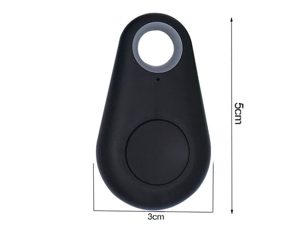 Bluetooth-avaintenetsin/avaimenperä 25 m iOS/Androidille, musta