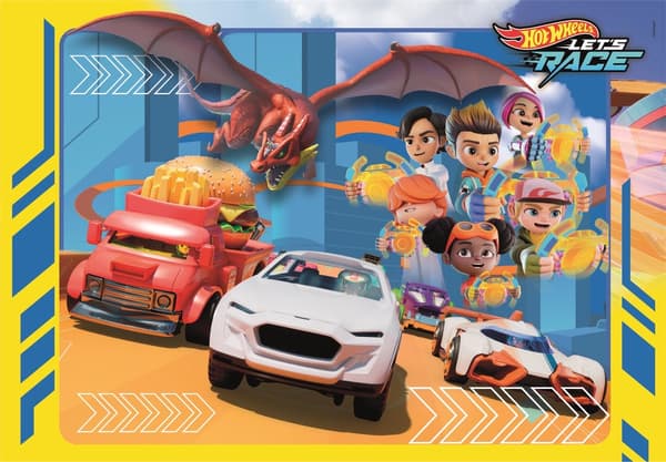 Pussel 30 bitar Hot Wheels för barn 3+ 33,5x23,5 cm