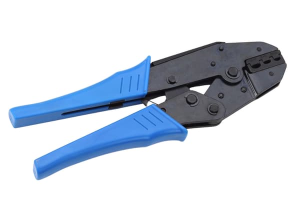 Krymptang til cylindriske kabelsko/terminaler med ergonomisk greb