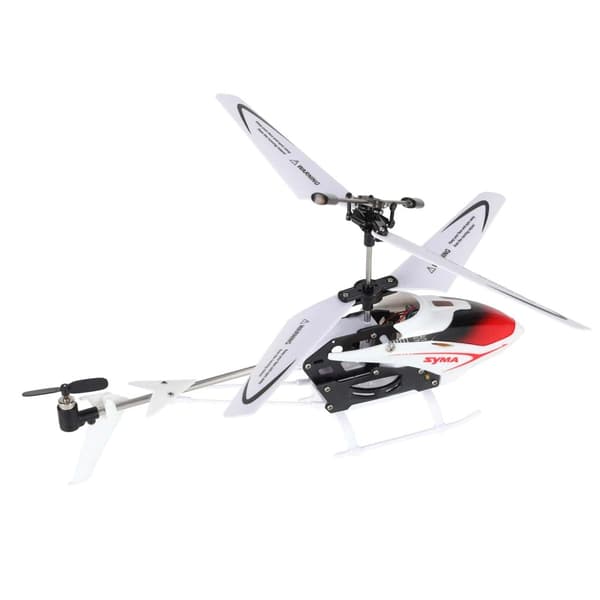 RC helikopter 3-kanals med gyrostabilisering 20 m rækkevidde hvid