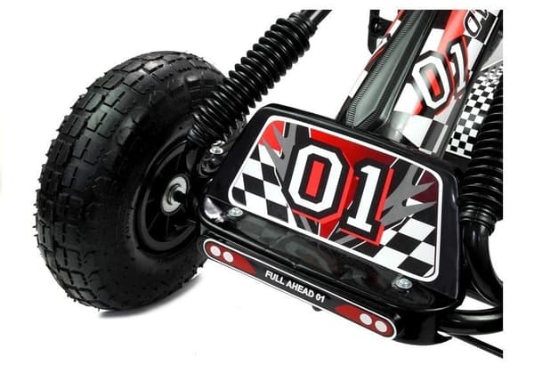 Polkuauto (go-kart) lapsille 4+ vuotta, säädettävä istuin, max 30 kg