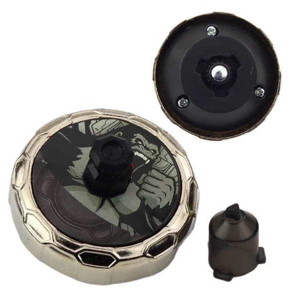 Snurra med launcher gorillamotiv plast 2-delars set