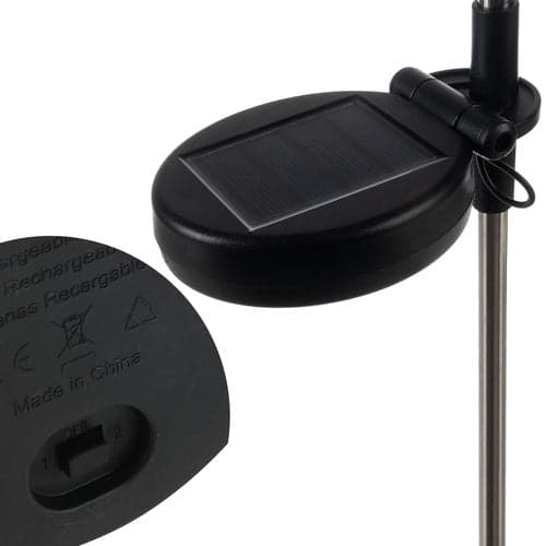 Solcellelamper mælkebøtte IP65 koldhvid 150 LED 2-pak have