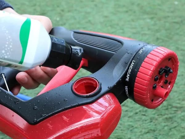 Skumpistol til bilvask 200 ml 8 indstillinger til 1/2" slange rød