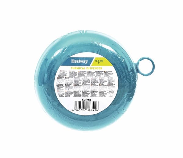 Flytande klor/bromindispenser för pool med justerbar dosering 13 cm