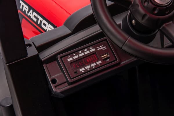Eltraktor til børn 24V rød Battery Tractor A011