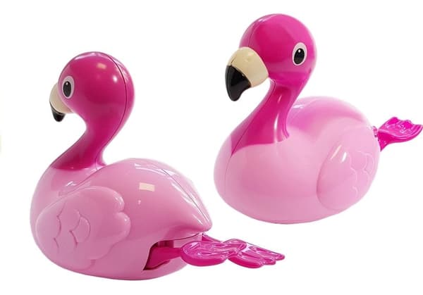 Kylpylelu flamingo, vaaleanpunainen, kelluva lapsille