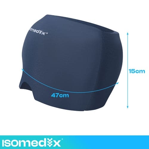 Gel-hætte hydrogel kølende/varmende kompres 23x17 cm grå