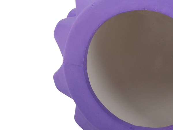 Massage-roller 32 x 13 cm EVA-skum mellemhård lilla
