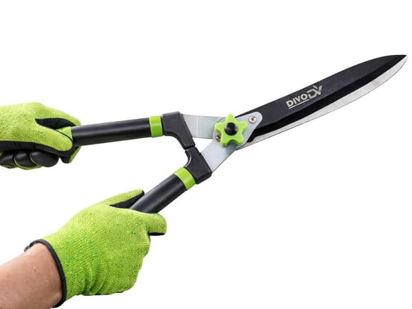 Aidansakset 59 cm, 26 cm karkaistu terä, musta/vihreä