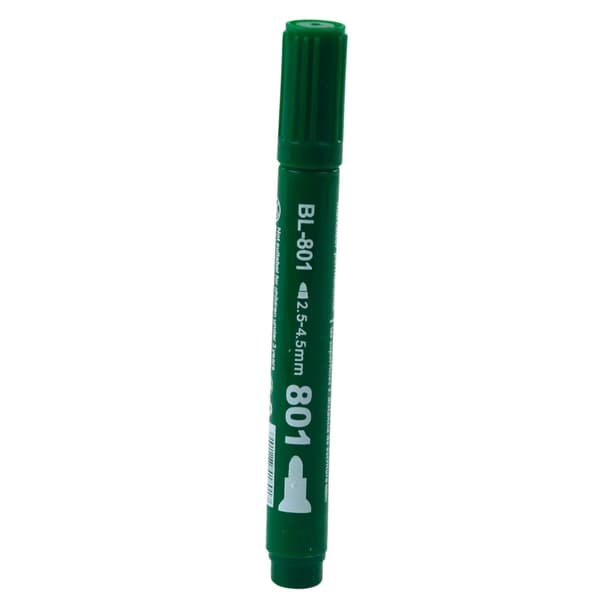 Permanent marker grøn vandfast 2,5–4,5 mm spids til flere overflader
