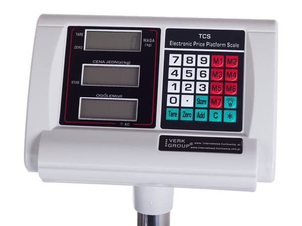 Plattformsvåg rostfritt stål 100 kg 20 g 30x40 cm LCD