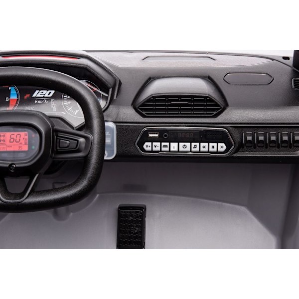Batteridriven barnbil JS3168 grå
