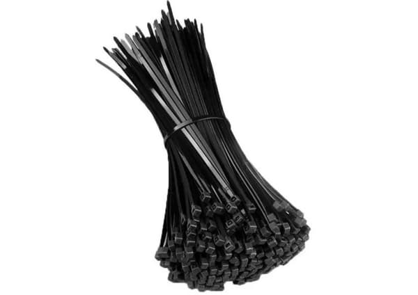 Kabelband 300x3,6 mm svart nylon 100-pack