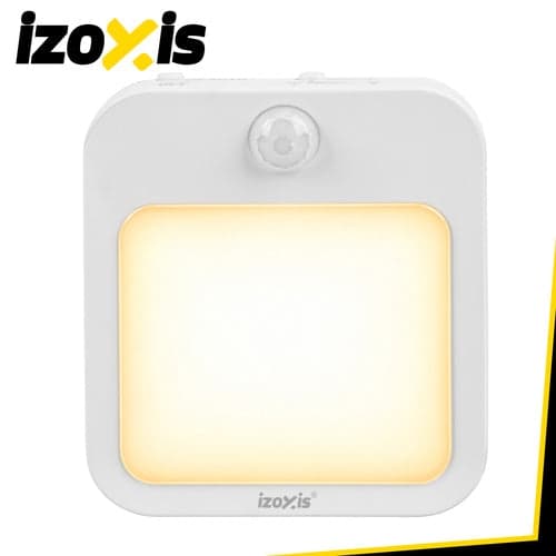 LED nattlampa med rörelse- och skymningssensor 2-pack 230V varmvit