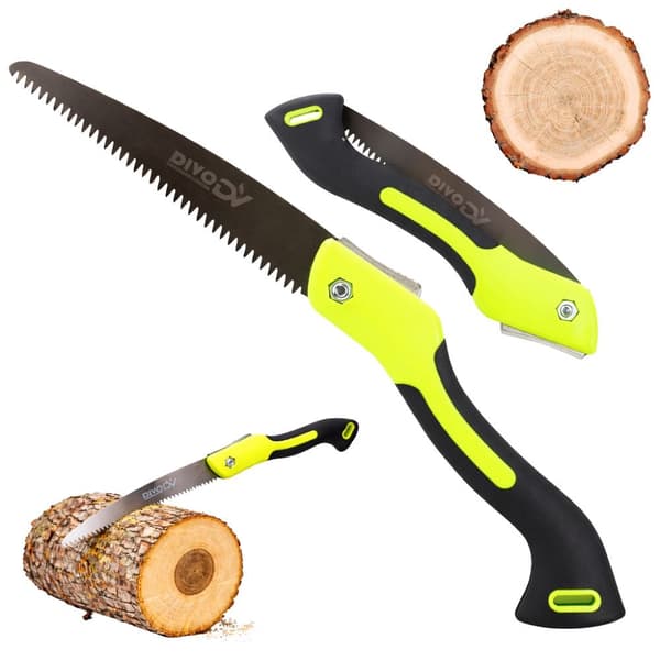 Sammenklappelig handsav 18 cm klinge, stål/plast, udfoldet længde 40 cm