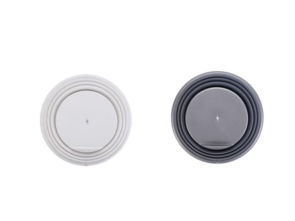 Trådløs Qi-oplader 10W foldbar USB-C hvid/grå (tilfældig farve)