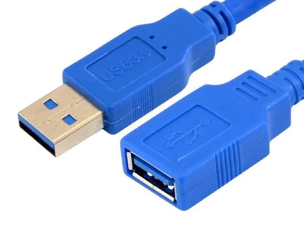 USB 3.0 förlängningskabel USB-A hane till hona 1,5 m