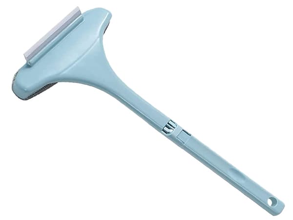 Fönsterborste 2-i-1 med gummiskrapa vikbar 53,5x20,5 cm grön
