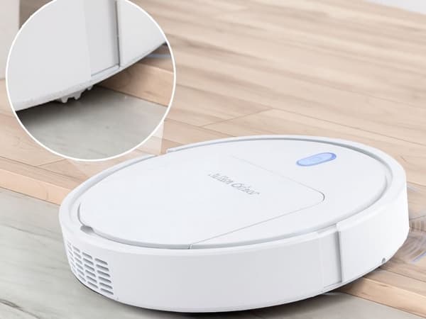 Robotdammsugare med moppfunktion 25 cm USB-laddning 90 min