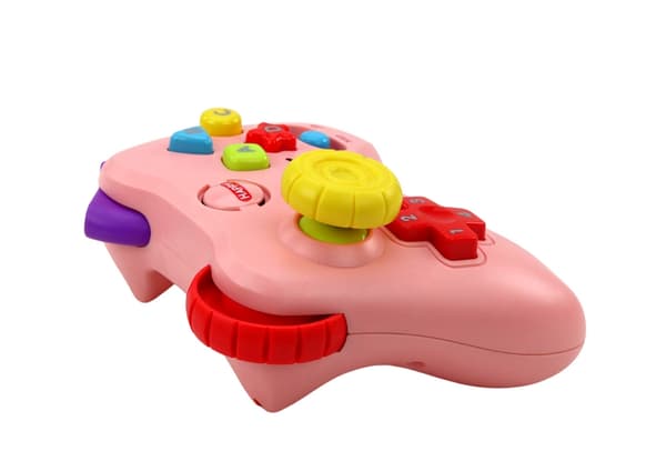 Interaktiv rosa babytablet med lyd og lys, 12+ mdr.