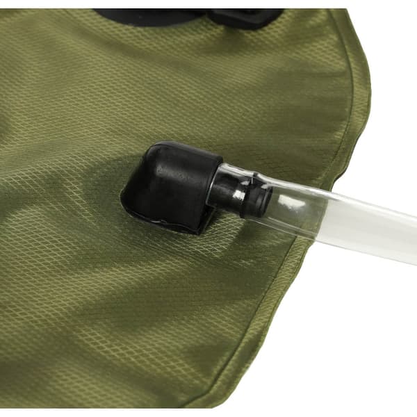 Solardusch 20 L campingdusch grön med termometer och slang 65 cm