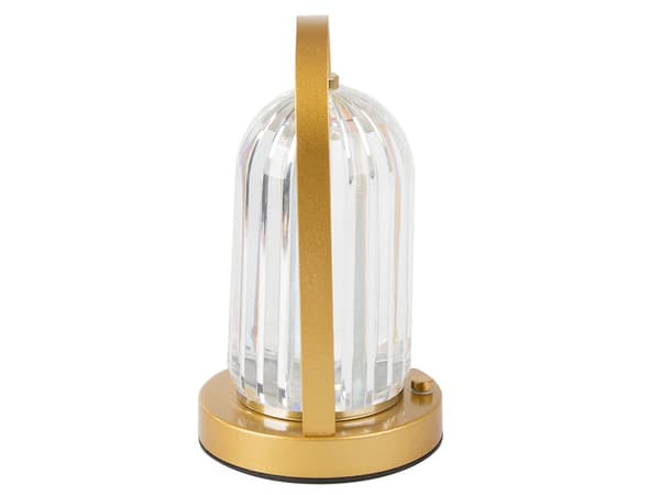 Bordslampa LED med glasdiffusor touch USB-laddning 21 cm