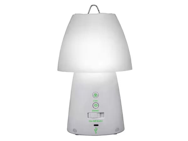 LED natlampe til børn RGB 7 farver bevægelsessensor USB hvid 26 cm
