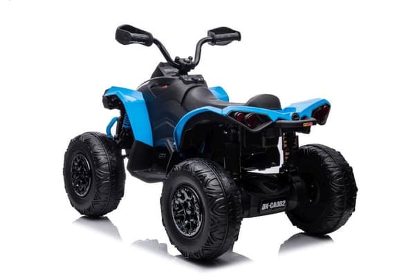 Elektrisk ATV til børn blå 3-8 km/t MP3/USB/Bluetooth 2.4G