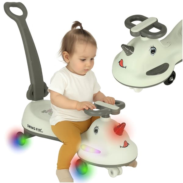 Gravity Rider -ajoneuvo lapsille 3+ LED-valaisevilla pyörillä