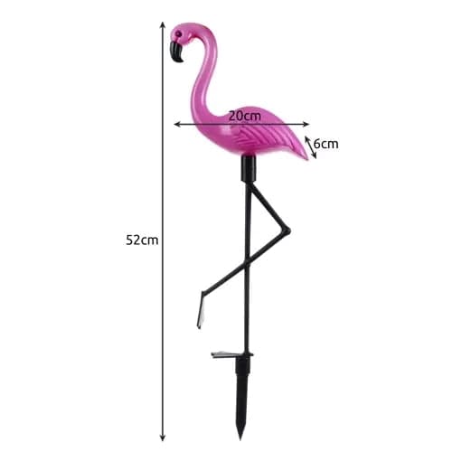 Solcellelamper flamingo 3-pack LED hvid IP44 havebelysning
