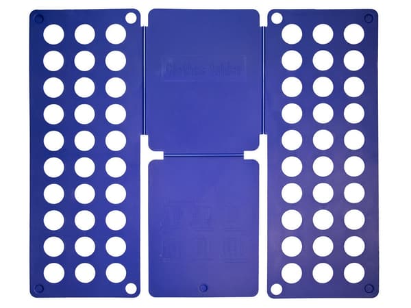 Tøjfoldebræt plast størrelse L 59x24 cm sammenfoldet