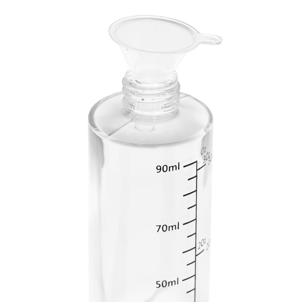 Oliesprayer/oliedispenser 100 ml i glas med pumpe og tragt