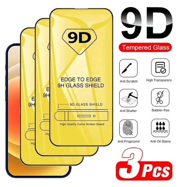 3-pack Tempered Glass Screen Protector for iPhone XR/11