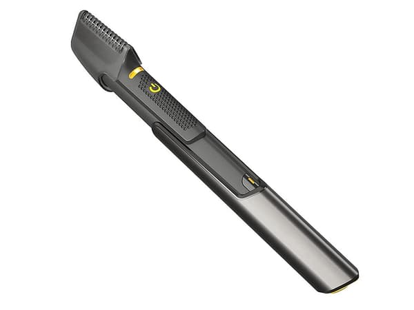 Hius- ja partatrimmeri USB-ladattava, LEDillä + 4 kampaa, harmaa