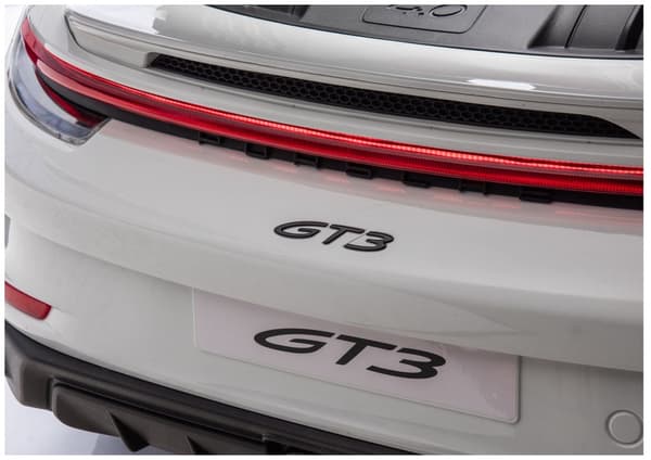 Elbil för barn Porsche GT3 24V batteridriven vit