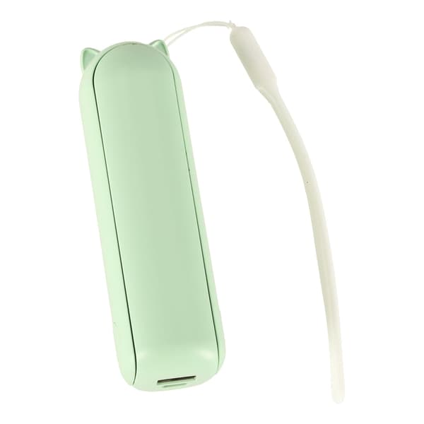 Mini USB bordsfläkt fällbar USB-C 3 hastigheter powerbank grön Grön