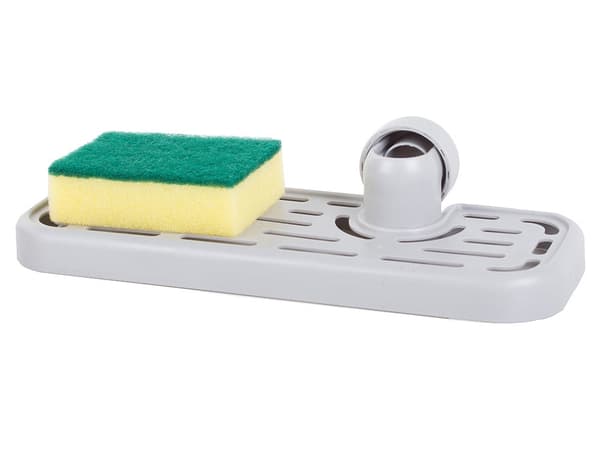 Køkkenvaskorganisator til armaturrør med kurv 28 cm max 2,5 cm rør