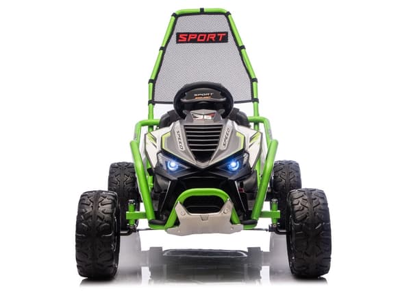 Batteridriven elbil för barn 24V 7 motor grön DM-107