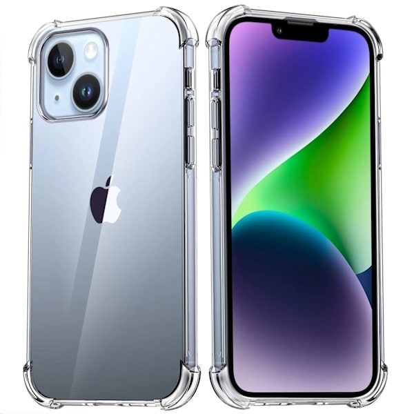 iPhone 15 Silikon Shockproof Skal