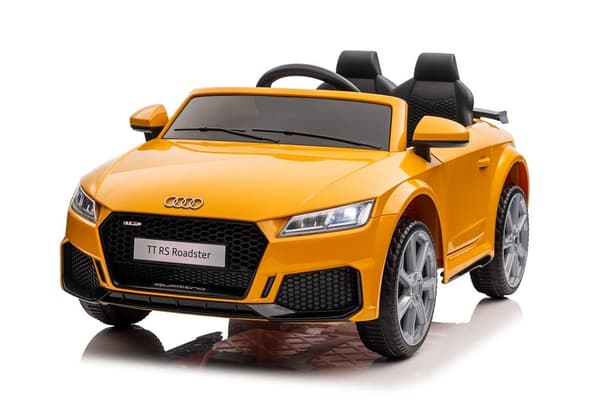 Akkuauto Audi TTRS lapsille keltainen 103 cm