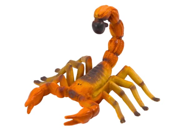 Skorpion dyrefigur i plast 8 cm, legetøjsfigur 3+ år