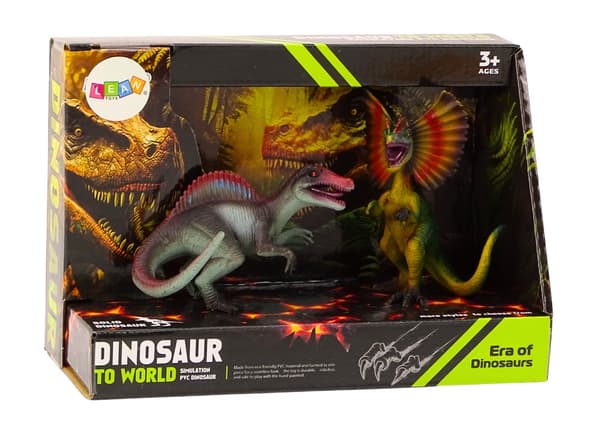 Dinosaurusfiguurit PVC 2-pack Spinosaurus & Dilophosaurus 10 cm