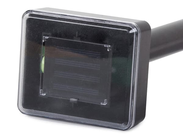 Solcellsdriven mullvads- och sorkavskräckare 37 cm 400–1000 Hz