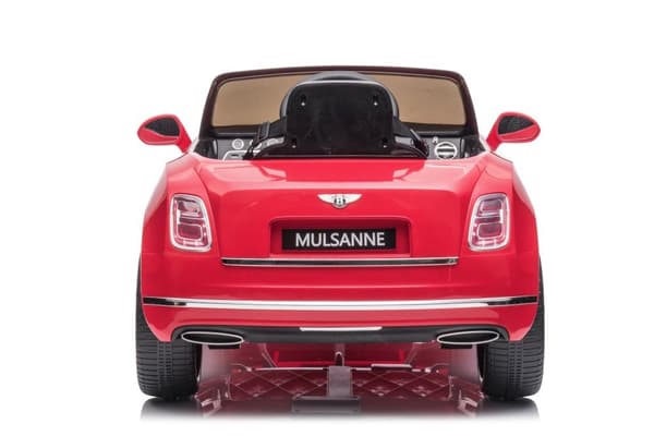 Akkukäyttöinen lastenauto Bentley Mulsanne punainen
