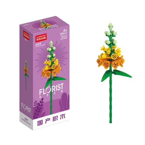 Byggklossar blommor multipack 12 set 56–245 delar kompatibla