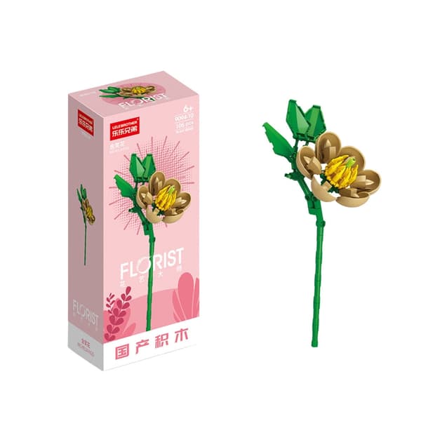 Byggklossar blommor multipack 12 set 56–245 delar kompatibla